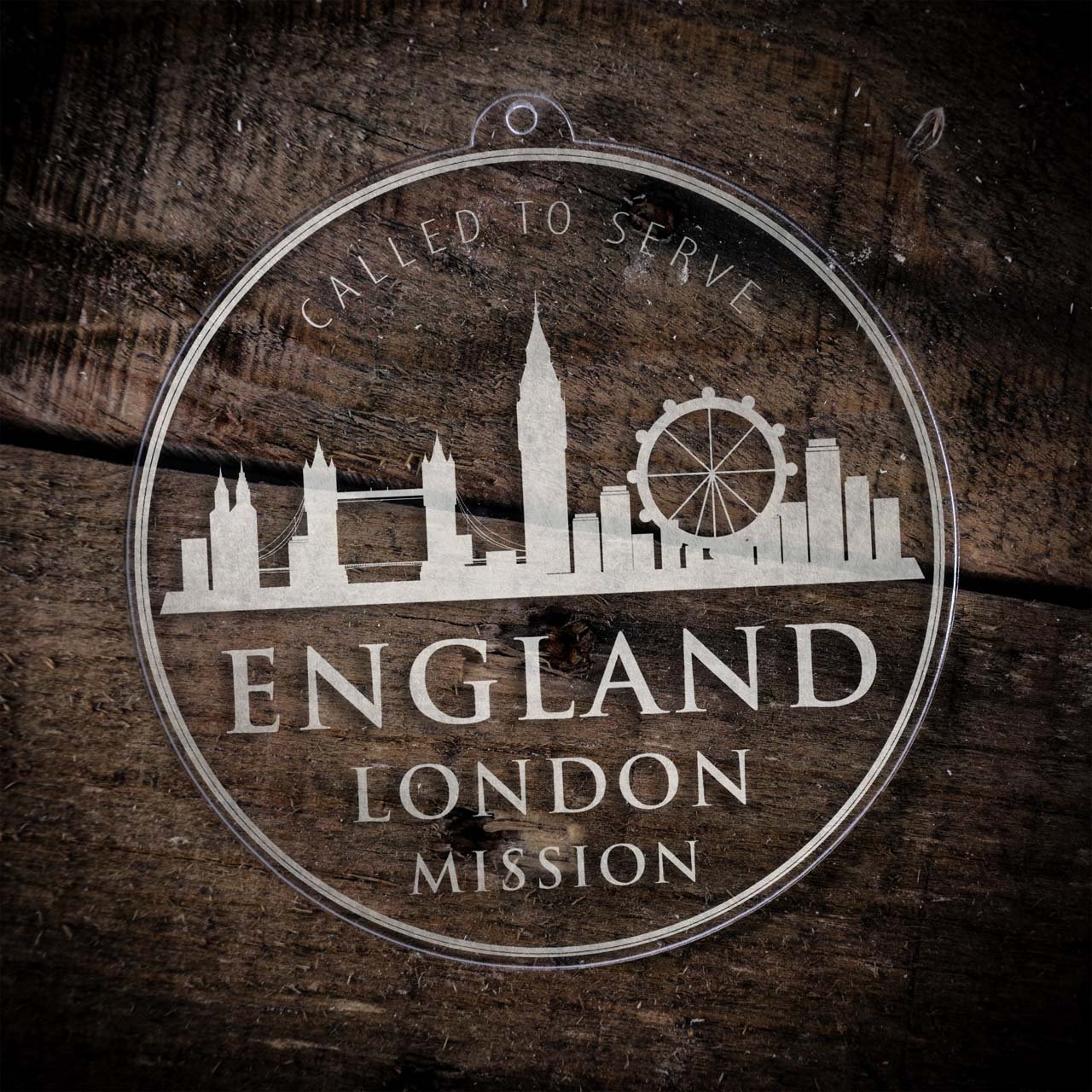 England London Mission Christmas Ornament - Latter-Day Saint LDS Missionary Gift - Book of Mormon