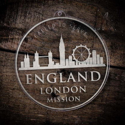 England London Mission Christmas Ornament - Latter-Day Saint LDS Missionary Gift - Book of Mormon