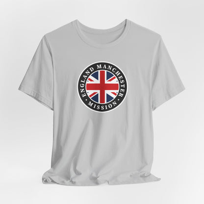 England Manchester Mission Flag Logo (Black Border) T-shirt - Mission Wishlist - LDS Missionary Gift Store