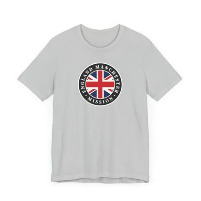 England Manchester Mission Flag Logo (Black Border) T-shirt - Mission Wishlist - LDS Missionary Gift Store