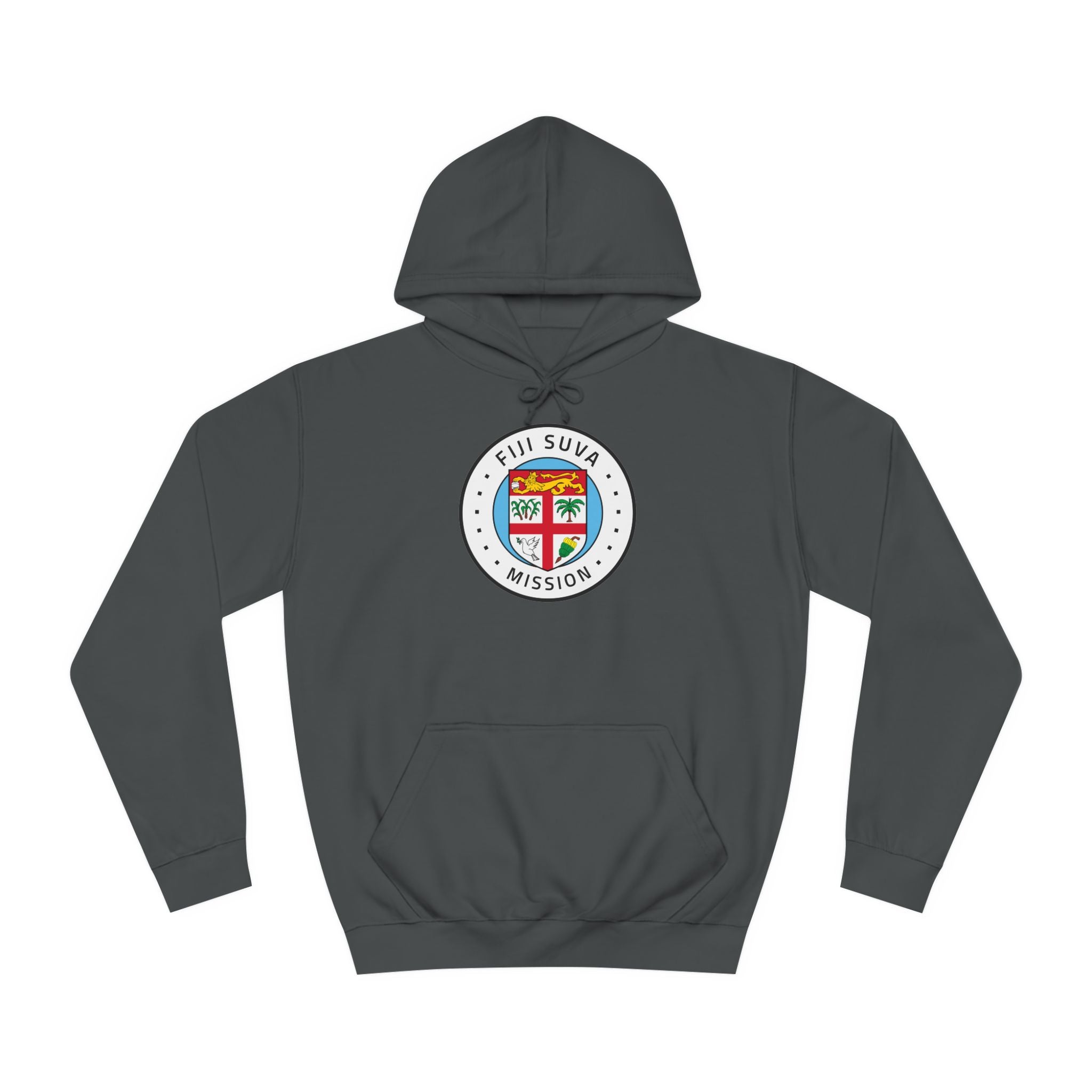 Fiji Suva Mission Flag Logo (White Border) College Hoodie - Mission Wishlist - LDS Missionary Gift Store