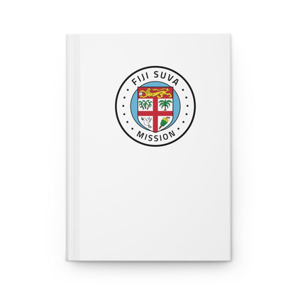 Fiji Suva Mission Logo Design White Hardcover Journal Matte - Latter-Day Saint LDS Missionary Gift - Book of Mormon