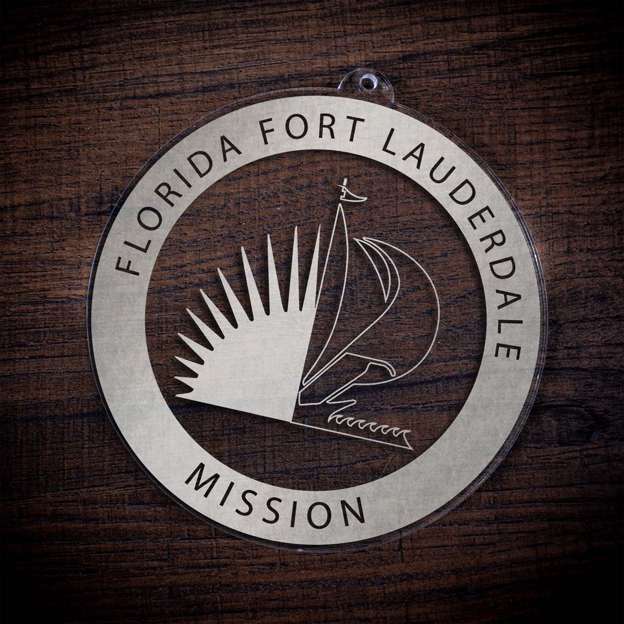 Florida Fort Lauderdale Mission Christmas Ornament - Latter-Day Saint LDS Missionary Gift - Book of Mormon