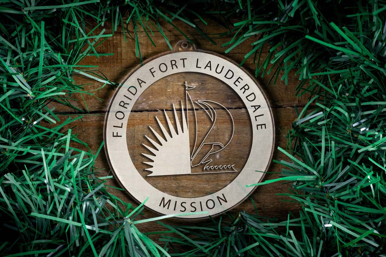 Florida Fort Lauderdale Mission Christmas Ornament - Latter-Day Saint LDS Missionary Gift - Book of Mormon