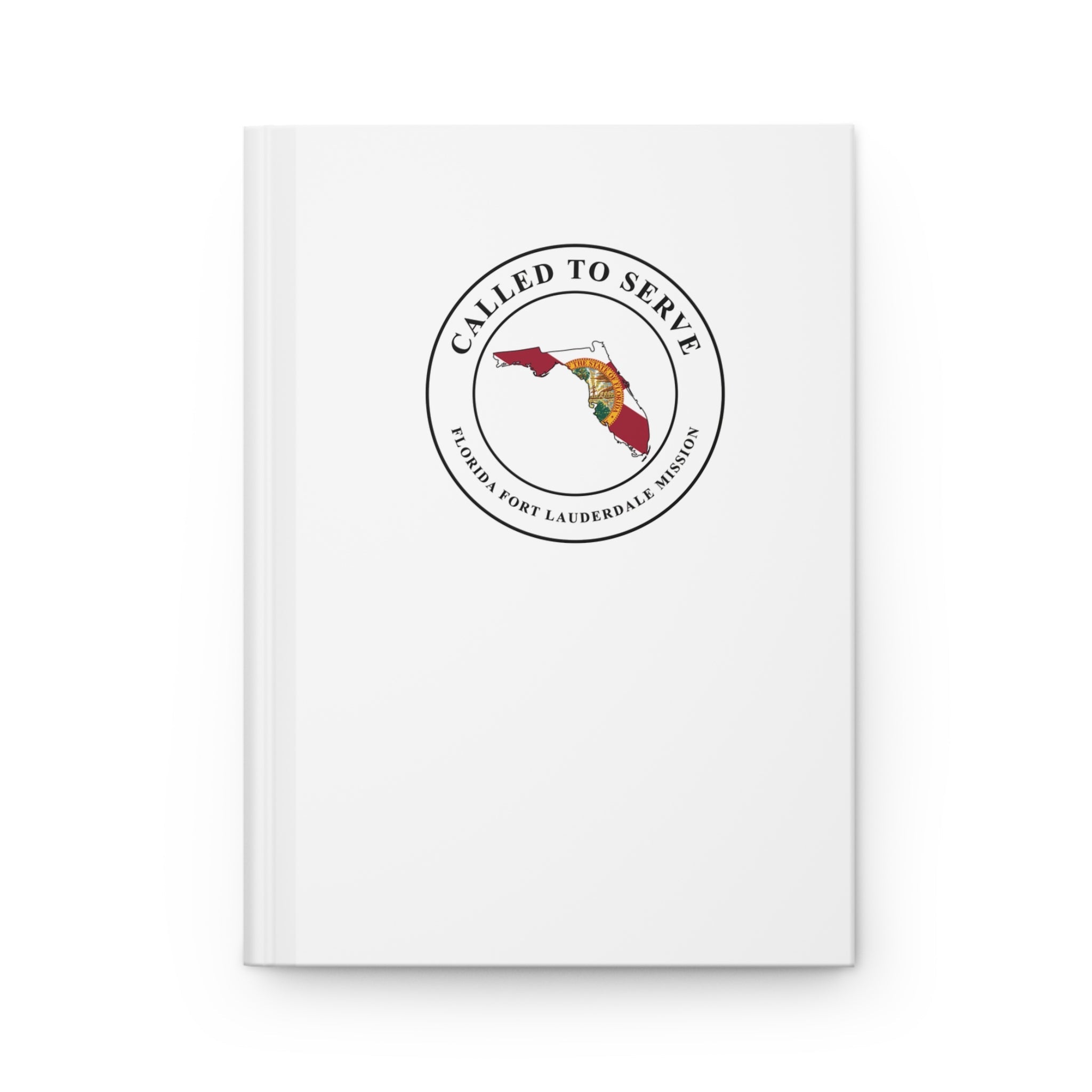 Florida Fort Lauderdale Mission Flag Map Called to Serve White Hardcover Journal Matte - Latter-Day Saint LDS Missionary Gift - Book of Mormon