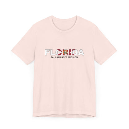 Florida Tallahassee Mission Flag Title T-shirt - Latter-Day Saint LDS Missionary Gift - Book of Mormon