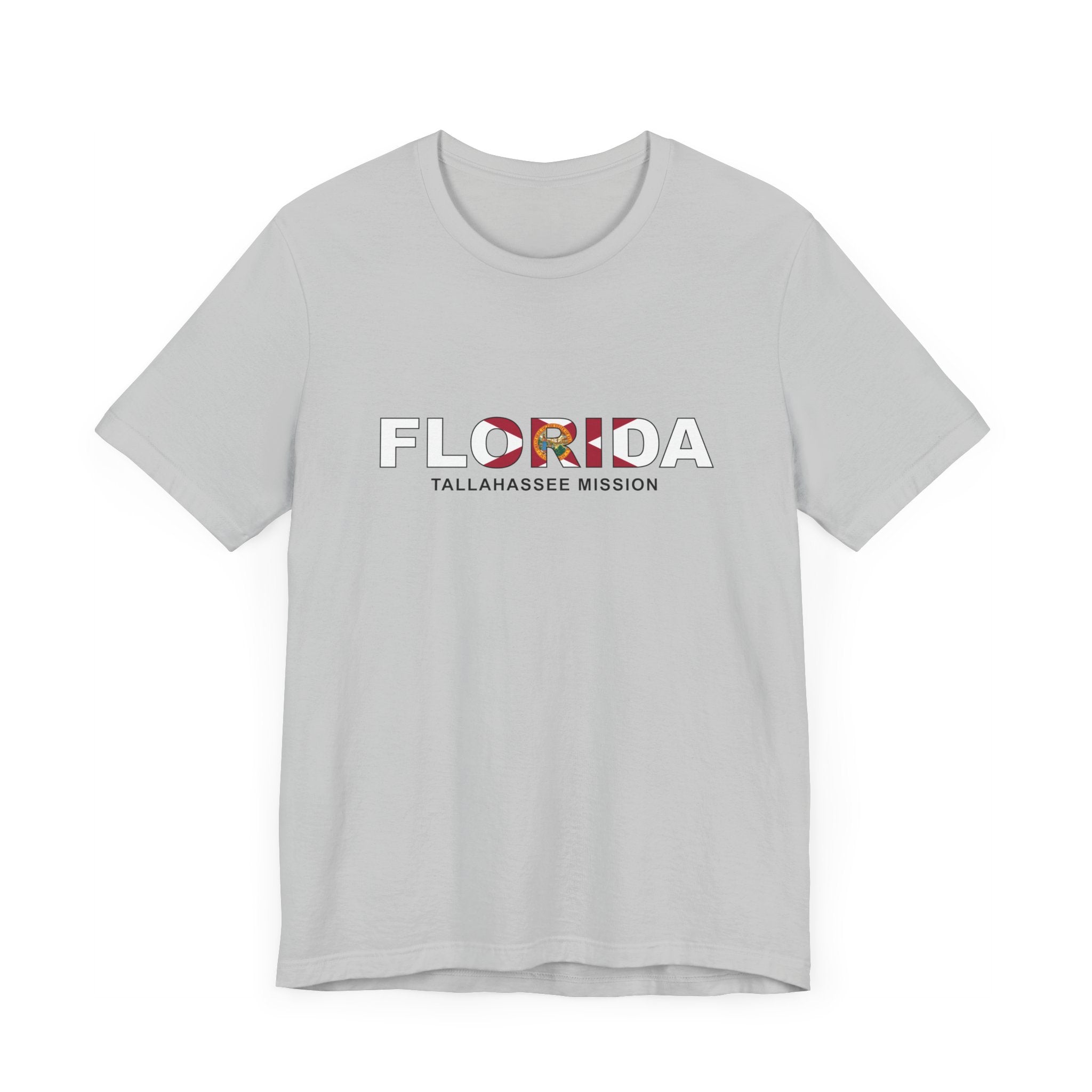 Florida Tallahassee Mission Flag Title T-shirt - Latter-Day Saint LDS Missionary Gift - Book of Mormon