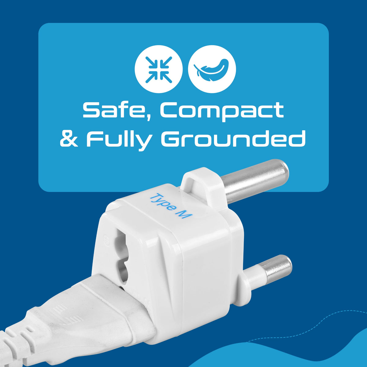 South Africa Travel Adapter - Type M - 3 Pack (GP-10L)