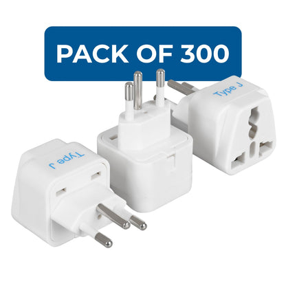Switzerland Travel Adapter - Type J - 3 Pack (GP-11A)
