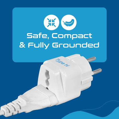 Israel Travel Adapter - Type H - 3 Pack (GP-14)