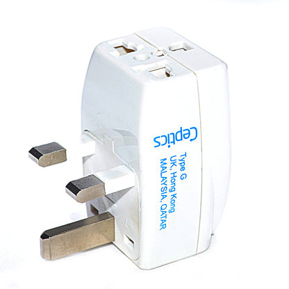 UK, England Travel Adapter - Type G - 3 in 1 (GP3-7)