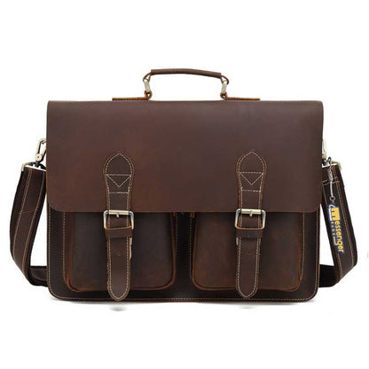 Genuine Leather Messenger Bag