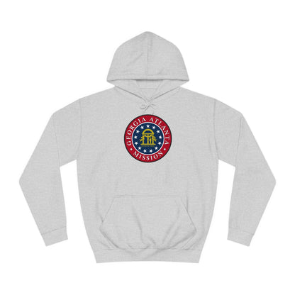 Georgia Atlanta Mission State Flag Logo (Black Border) College Hoodie