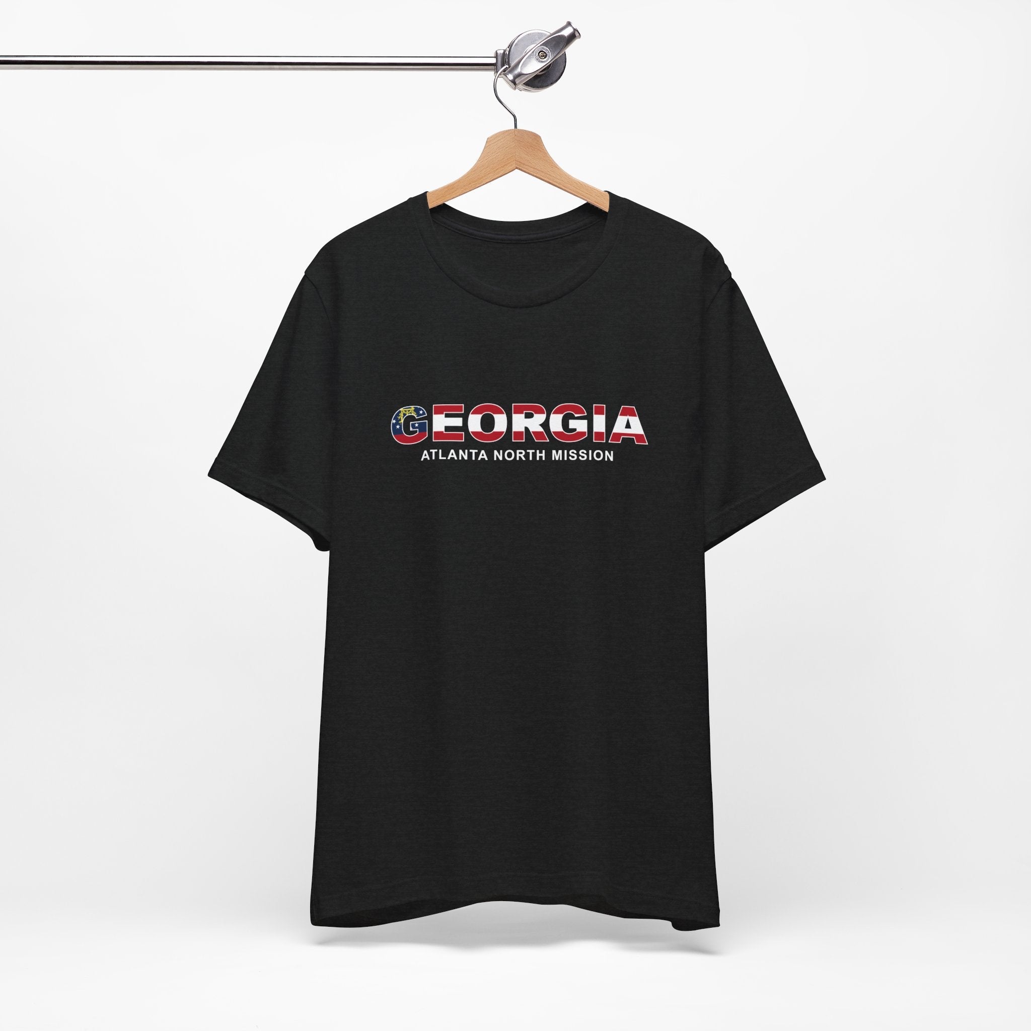 Georgia Atlanta North Mission Flag Title T-shirt - Latter-Day Saint LDS Missionary Gift - Book of Mormon