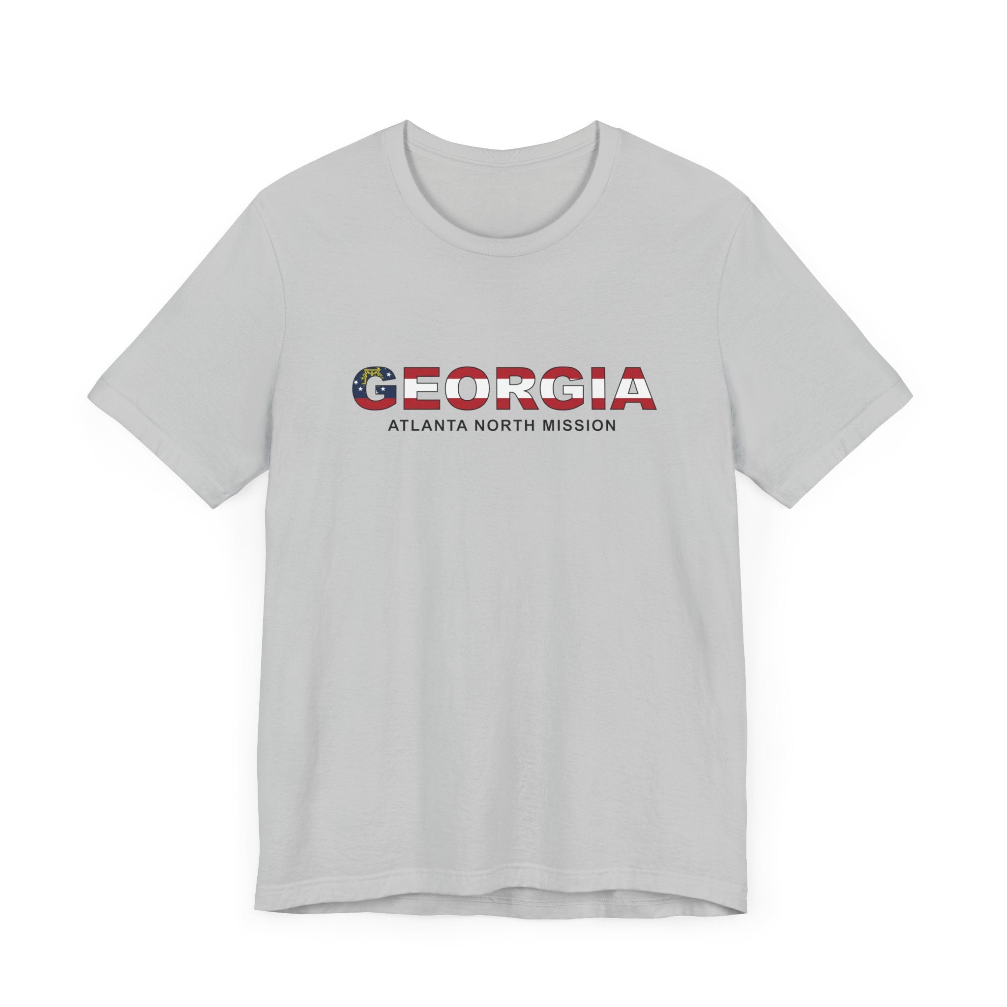 Georgia Atlanta North Mission Flag Title T-shirt - Latter-Day Saint LDS Missionary Gift - Book of Mormon