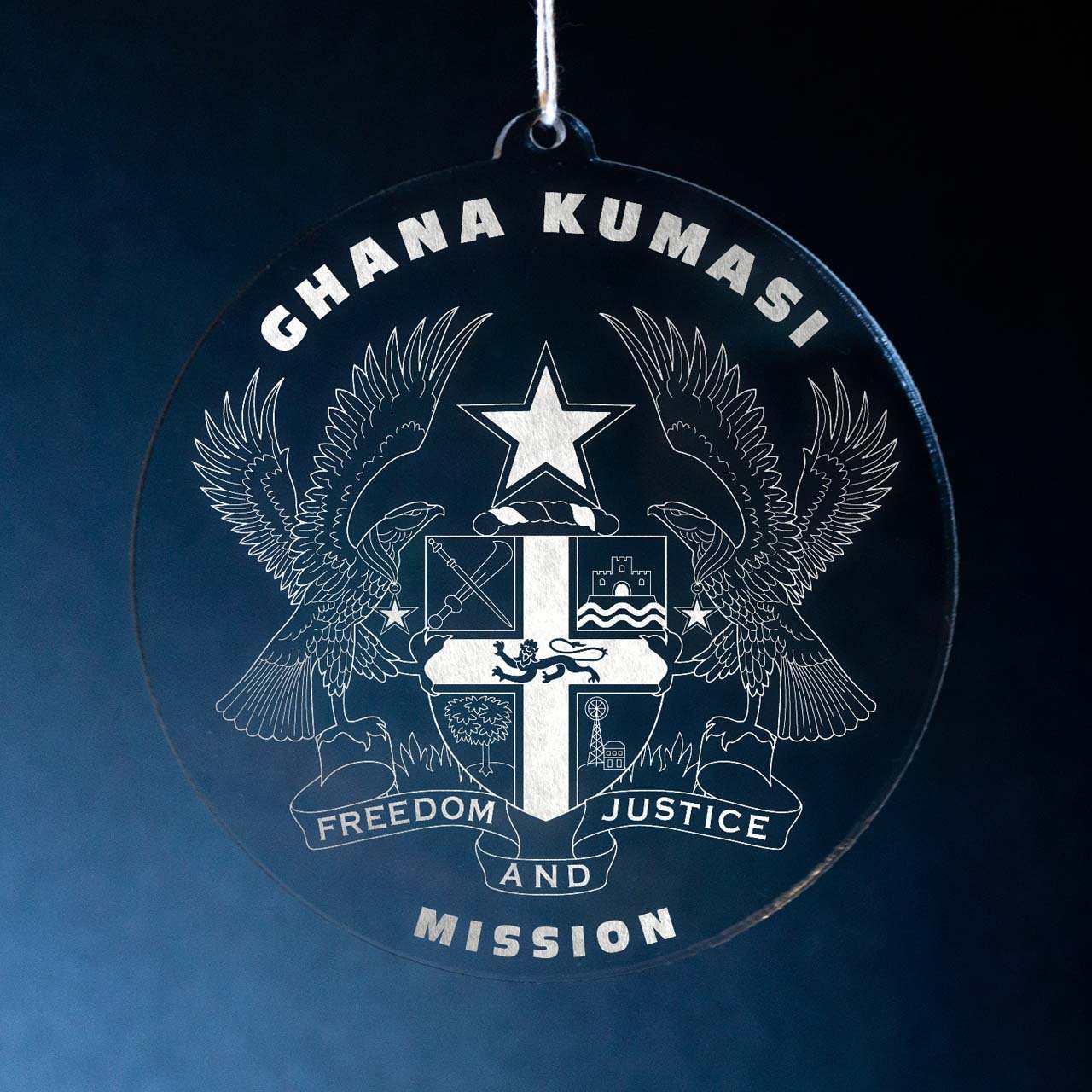 Ghana Kumasi Mission Christmas Ornament - Latter-Day Saint LDS Missionary Gift - Book of Mormon