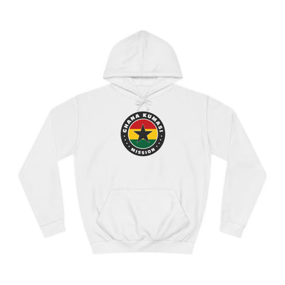 Ghana Kumasi Mission Flag Logo (Black Border) College Hoodie - Latter-Day Saint LDS Missionary Gift - Book of Mormon