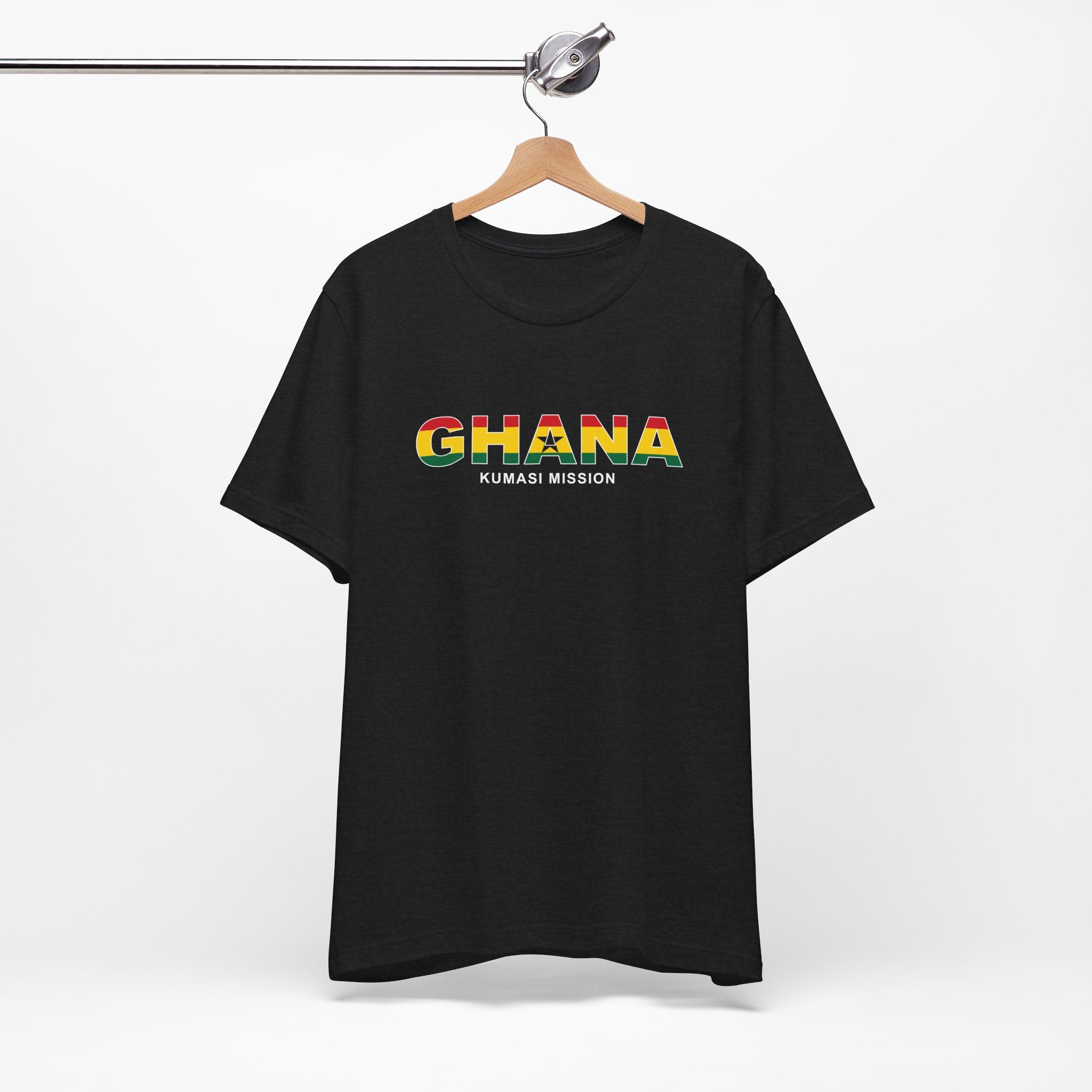 Ghana Kumasi Mission Flag Title T-shirt - Latter-Day Saint LDS Missionary Gift - Book of Mormon