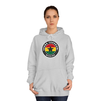 Ghana Takoradi Mission Flag Logo (Black Border) College Hoodie - Latter-Day Saint LDS Missionary Gift - Book of Mormon