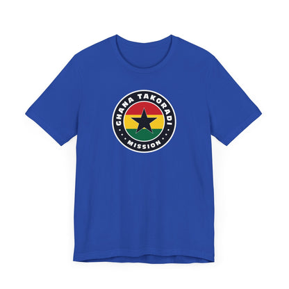 Ghana Takoradi Mission Flag Logo (Black Border) T-shirt - Latter-Day Saint LDS Missionary Gift - Book of Mormon