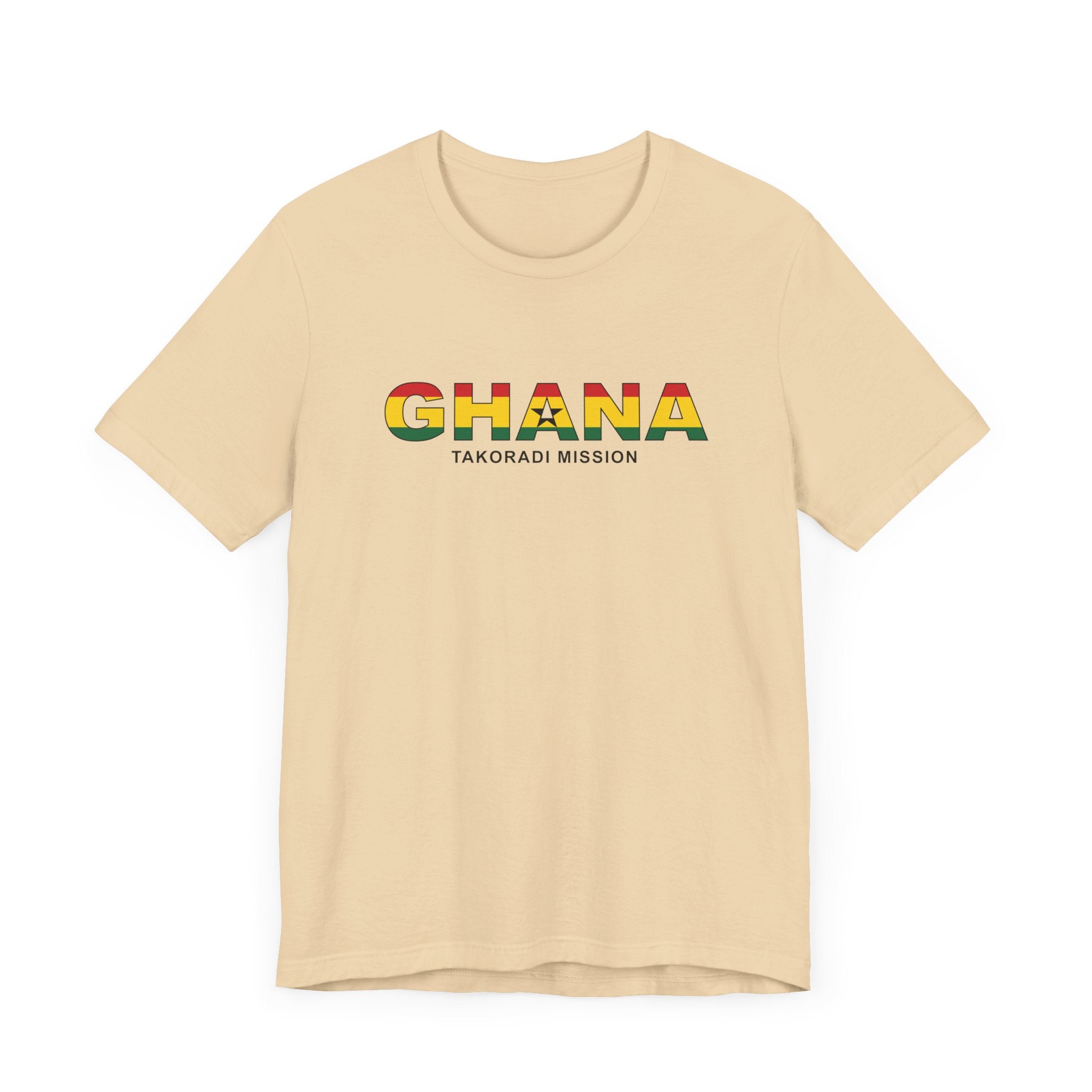 Ghana Takoradi Mission Flag Title T-shirt - Latter-Day Saint LDS Missionary Gift - Book of Mormon