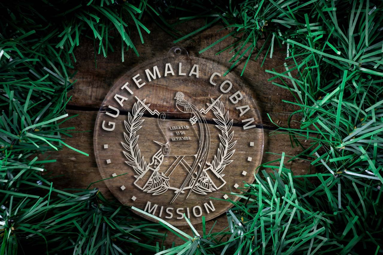 Guatemala Coban Mission Christmas Ornament - Latter-Day Saint LDS Missionary Gift - Book of Mormon