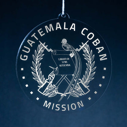 Guatemala Coban Mission Christmas Ornament - Latter-Day Saint LDS Missionary Gift - Book of Mormon