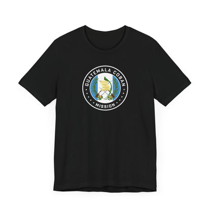 Guatemala Coban Mission Flag Logo (Black Border) T-shirt - Latter-Day Saint LDS Missionary Gift - Book of Mormon