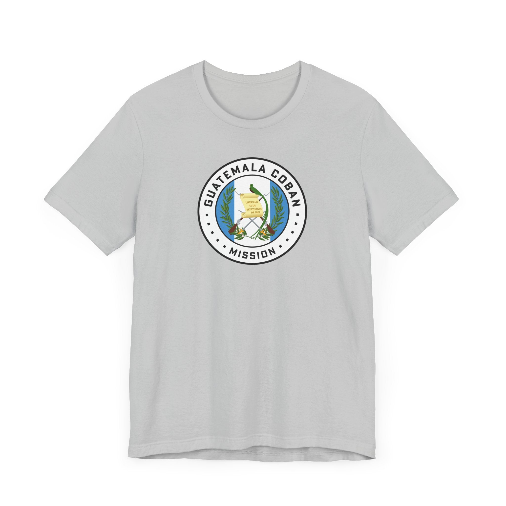 Guatemala Coban Mission Flag Logo (White Border) T-shirt - Latter-Day Saint LDS Missionary Gift - Book of Mormon