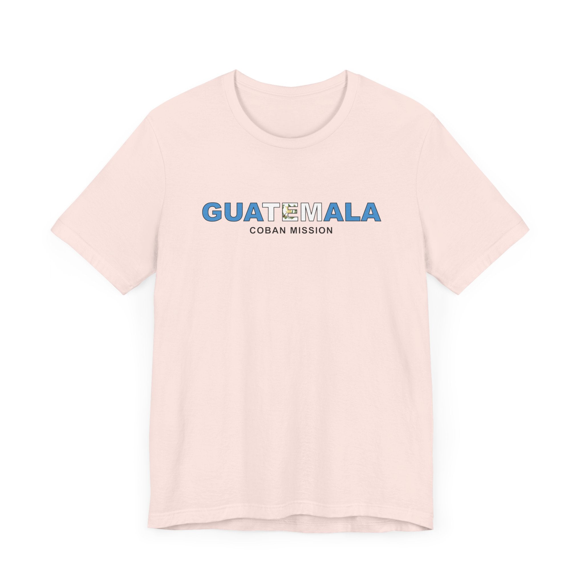 Guatemala Coban Mission Flag Title T-shirt - Latter-Day Saint LDS Missionary Gift - Book of Mormon