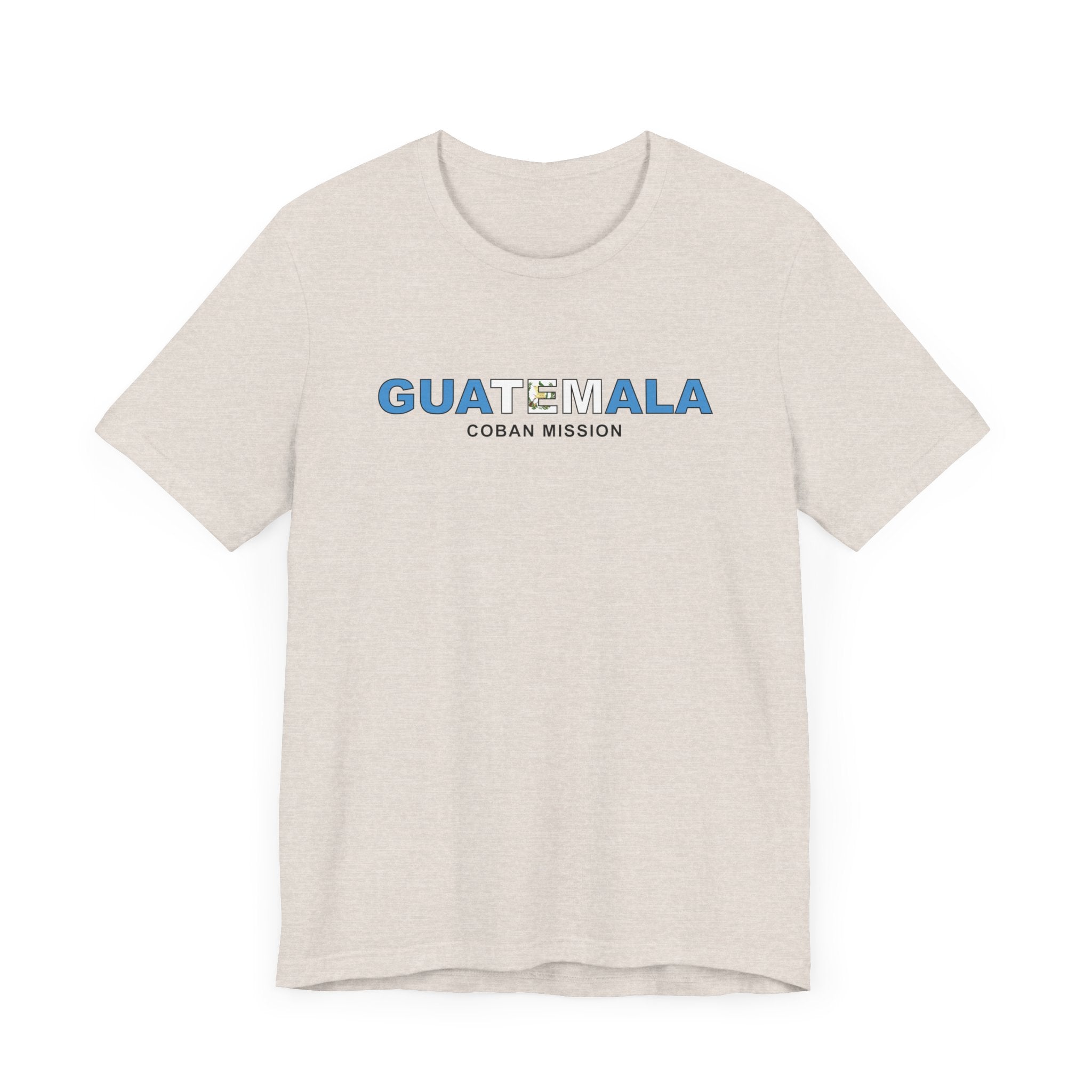 Guatemala Coban Mission Flag Title T-shirt - Latter-Day Saint LDS Missionary Gift - Book of Mormon