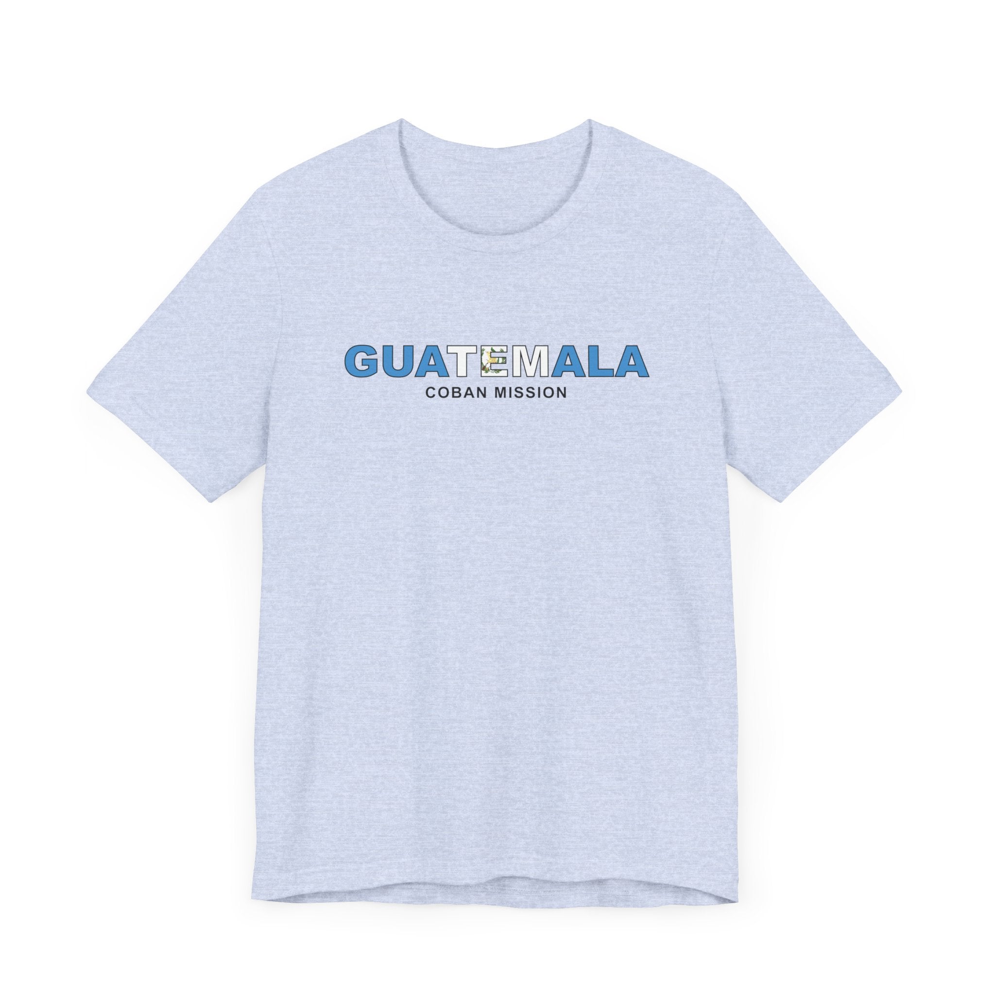 Guatemala Coban Mission Flag Title T-shirt - Latter-Day Saint LDS Missionary Gift - Book of Mormon