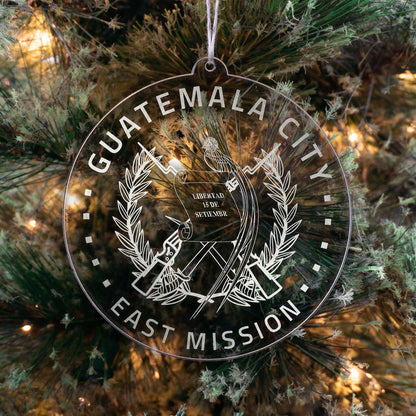 Guatemala Guatemala City East Mission Christmas Ornament - Latter-Day Saint LDS Missionary Gift - Book of Mormon