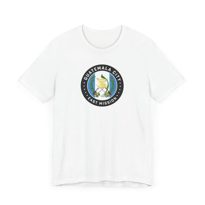 Guatemala Guatemala City East Mission Flag Logo (Black Border) T-shirt - Latter-Day Saint LDS Missionary Gift - Book of Mormon