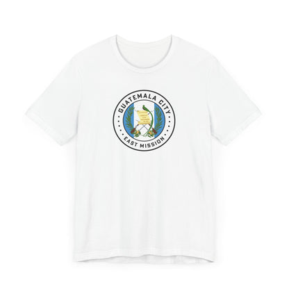 Guatemala Guatemala City East Mission Flag Logo (White Border) T-shirt - Latter-Day Saint LDS Missionary Gift - Book of Mormon