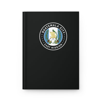 Guatemala Guatemala City East Mission Logo Design Black Hardcover Journal Matte - Latter-Day Saint LDS Missionary Gift - Book of Mormon