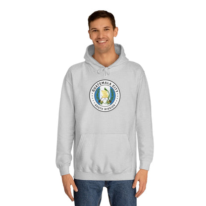 Guatemala Guatemala City South Mission Flag Logo (White Border) College Hoodie - Latter-Day Saint LDS Missionary Gift - Book of Mormon