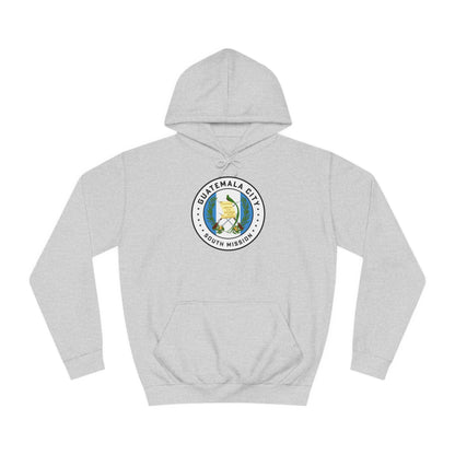 Guatemala Guatemala City South Mission Flag Logo (White Border) College Hoodie - Latter-Day Saint LDS Missionary Gift - Book of Mormon