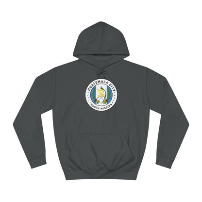 Guatemala Guatemala City South Mission Flag Logo (White Border) College Hoodie - Latter-Day Saint LDS Missionary Gift - Book of Mormon