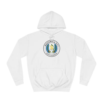 Guatemala Guatemala City South Mission Flag Logo (White Border) College Hoodie - Latter-Day Saint LDS Missionary Gift - Book of Mormon