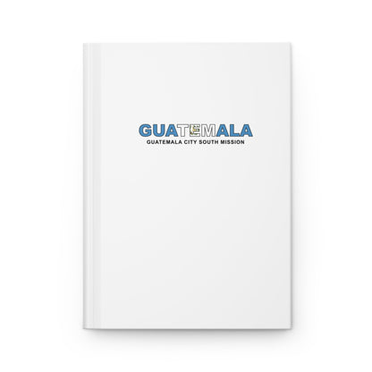 Guatemala Guatemala City South Mission Flag Title White Hardcover Journal Matte - Latter-Day Saint LDS Missionary Gift - Book of Mormon