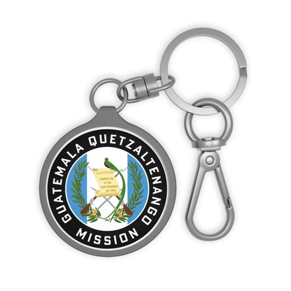 Guatemala Quetzaltenango Mission Circle Flag Key Tag - Latter-Day Saint LDS Missionary Gift - Book of Mormon