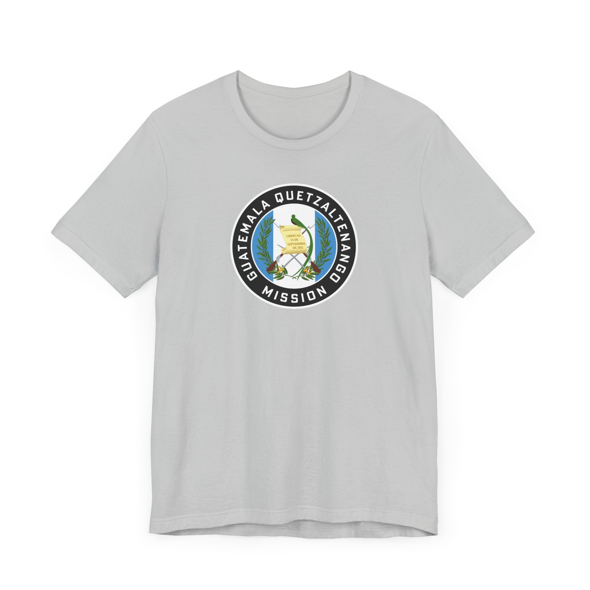 Guatemala Quetzaltenango Mission Flag Logo (Black Border) T-shirt - Latter-Day Saint LDS Missionary Gift - Book of Mormon