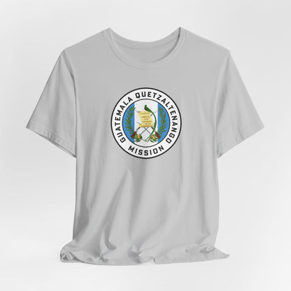 Guatemala Quetzaltenango Mission Flag Logo (White Border) T-shirt - Latter-Day Saint LDS Missionary Gift - Book of Mormon