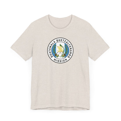 Guatemala Quetzaltenango Mission Flag Logo (White Border) T-shirt - Latter-Day Saint LDS Missionary Gift - Book of Mormon