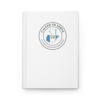 Guatemala Quetzaltenango Mission Flag Map Called to Serve White Hardcover Journal Matte - Latter-Day Saint LDS Missionary Gift - Book of Mormon