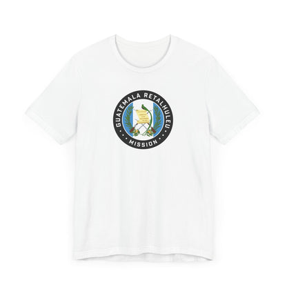 Guatemala Retalhuleu Mission Flag Logo (Black Border) T-shirt - Latter-Day Saint LDS Missionary Gift - Book of Mormon