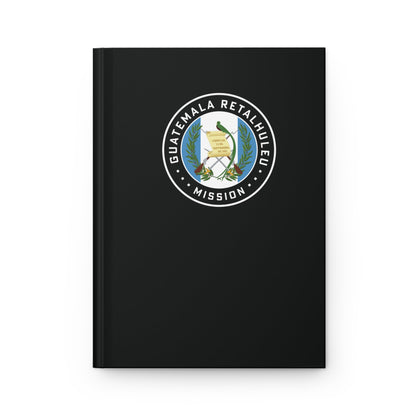 Guatemala Retalhuleu Mission Logo Design Black Hardcover Journal Matte - Latter-Day Saint LDS Missionary Gift - Book of Mormon