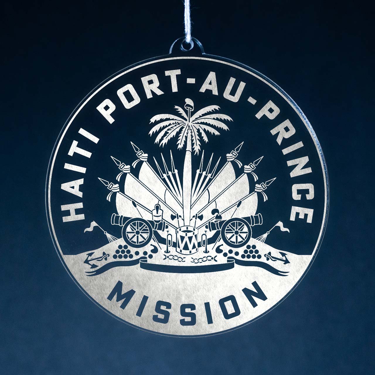 Haiti Port-au-Prince Mission Christmas Ornament - Latter-Day Saint LDS Missionary Gift - Book of Mormon