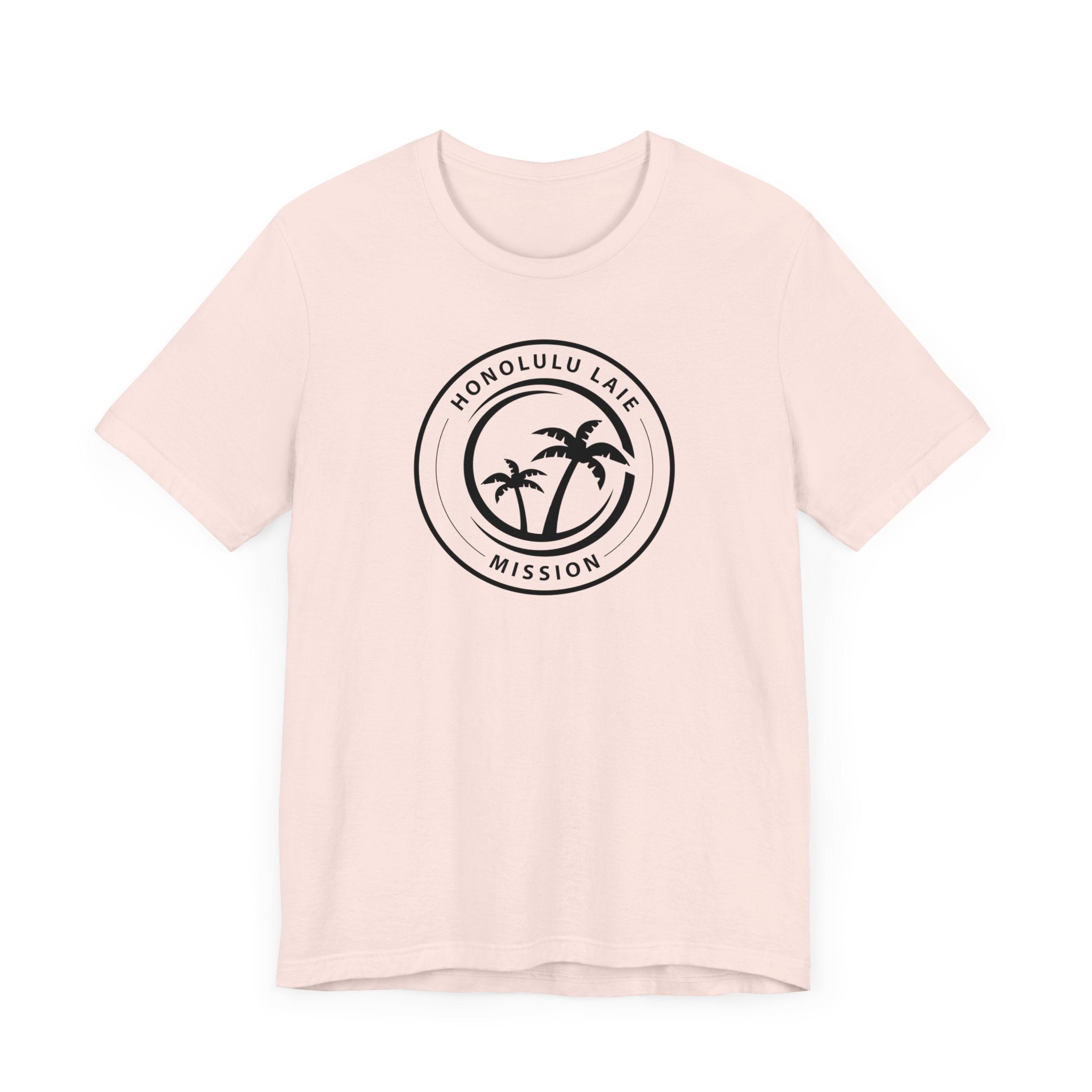 Hawaii Laie Mission Circular Monochrome Logo T-Shirt - Latter-Day Saint LDS Missionary Gift - Book of Mormon